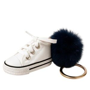 KICKS AND FLUFF KEYCHAIN
